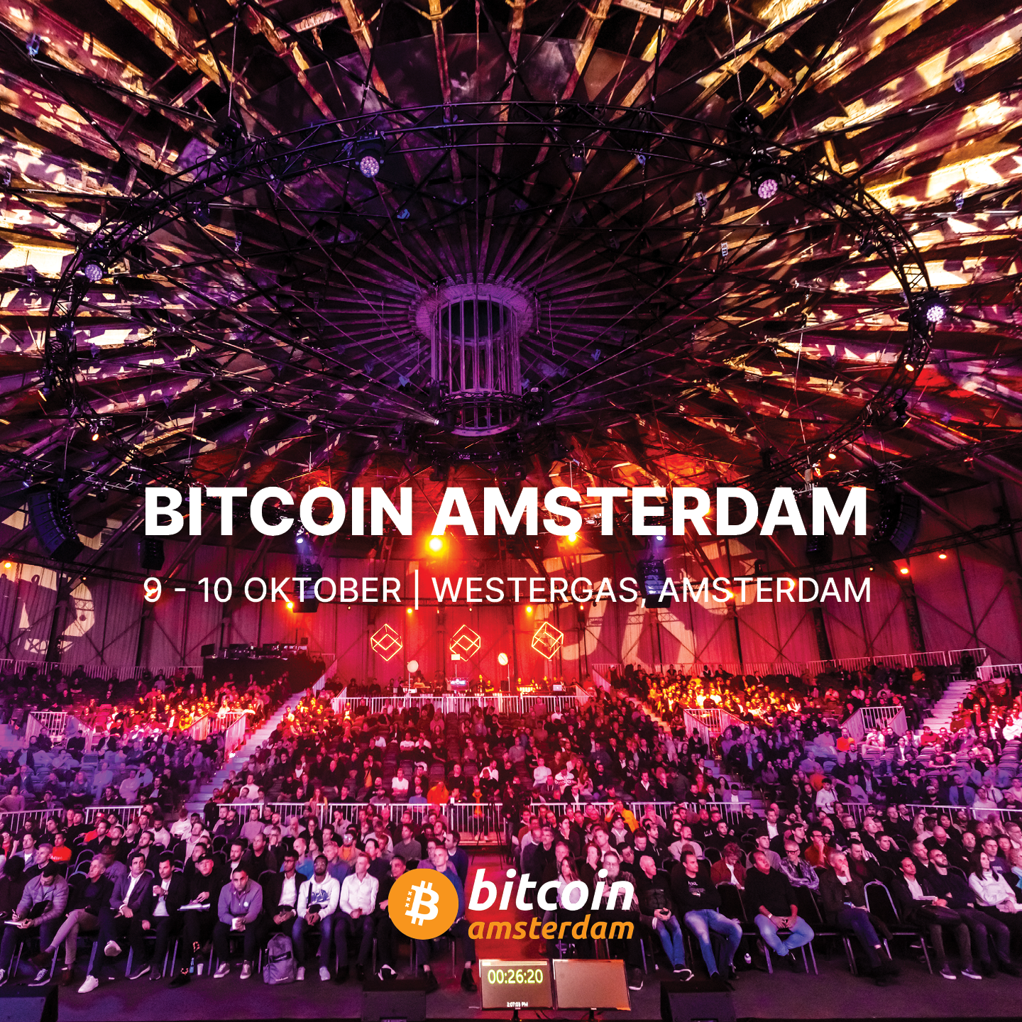 Bitcoin Amsterdam 2024 Square Banner